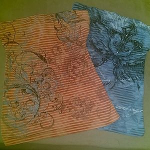 Lot of 2 Bongo tube tops Small